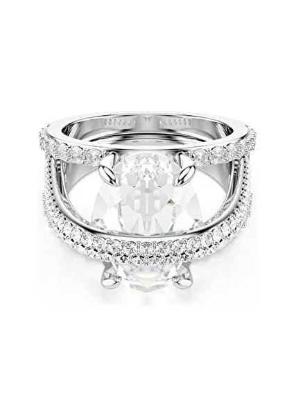 5698476 Swarovski Yüzük Hyperbola:rıng 3 Rows Whıte/rhs 55-60