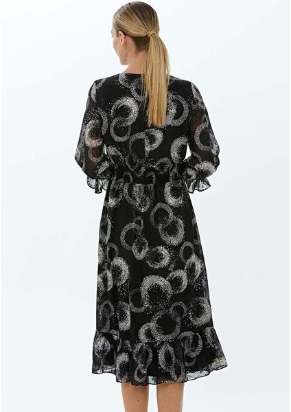 V Yaka Emprime Standart Siyah Kadın Elbise 22KSL7200 indirimleri