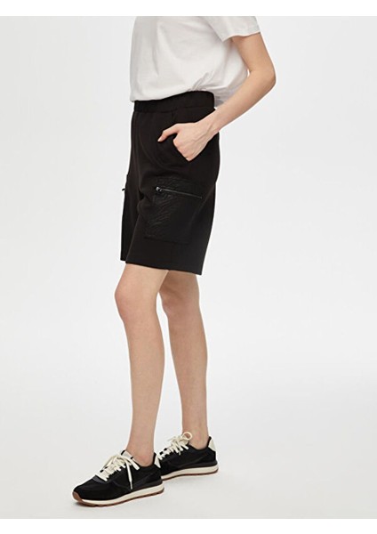 Baskılı Cep Detaylı Örme Şort S25SRT001 fiyatları