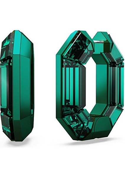 5680786 Swarovski Küpe Lucent:pe Mn Hoop Emer/pgn