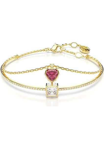 5683835 Swarovski Bilezik Chroma:soft MB Heart Mul/gos