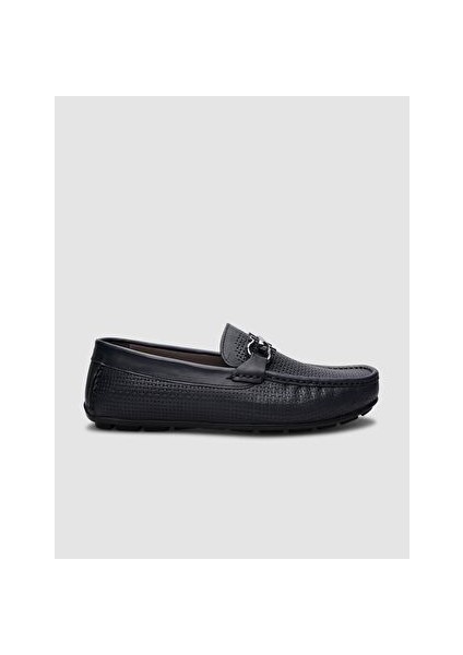 Lacivert Erkek Deri Loafer 102560S
