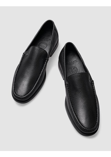 Siyah Erkek Deri Loafer 101412L fırsatları