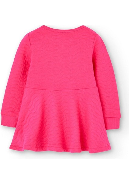 Kız Çocuk Elbise Koyu Pembe indirimleri
