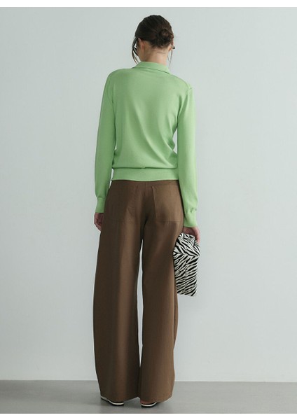 Kahverengi Kadın Normal Pantolon 418136672 R012 fiyatları