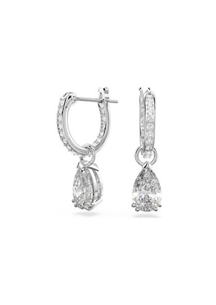5636716 Swarovski Küpe Thebasıcs:pe Pear Whıte/rhs