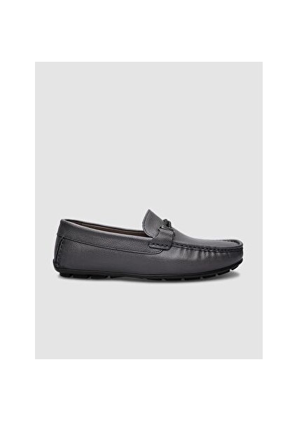 Gri Erkek Deri Loafer 115113