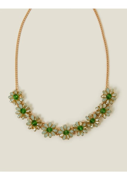 Çiçek Örgülü Kolye modelleri