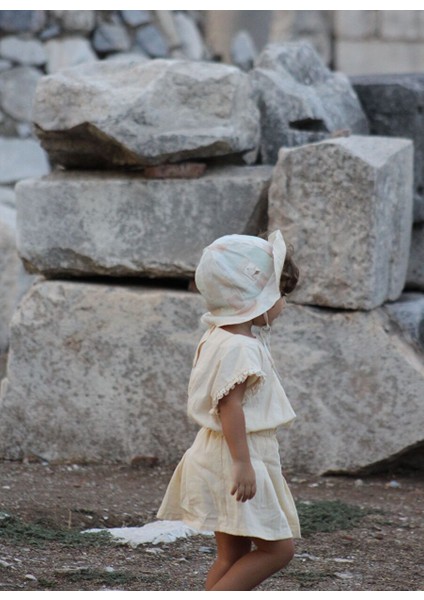 Organik ‘rectangles’ Çift Taraflı Şapka fiyatları