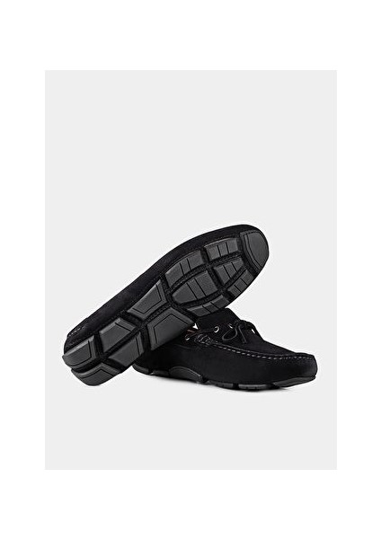 Erkek Süet Loafer Ayakkabı Sıyah AY23Y23104_D99 fırsatları