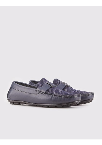 Lacivert Erkek Deri Loafer 24869 fiyatları