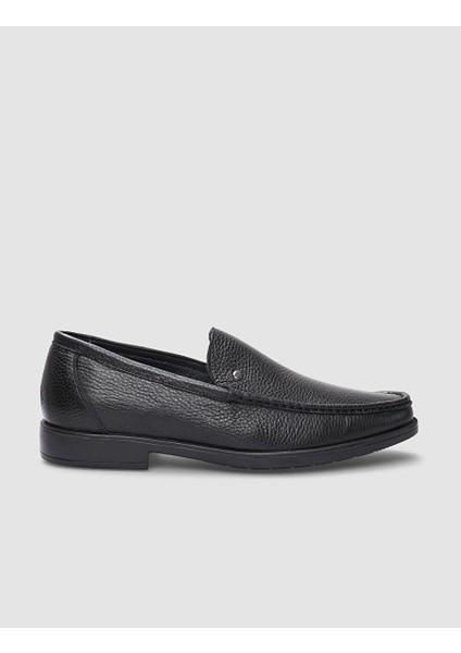 Siyah Erkek Deri Loafer 101412L
