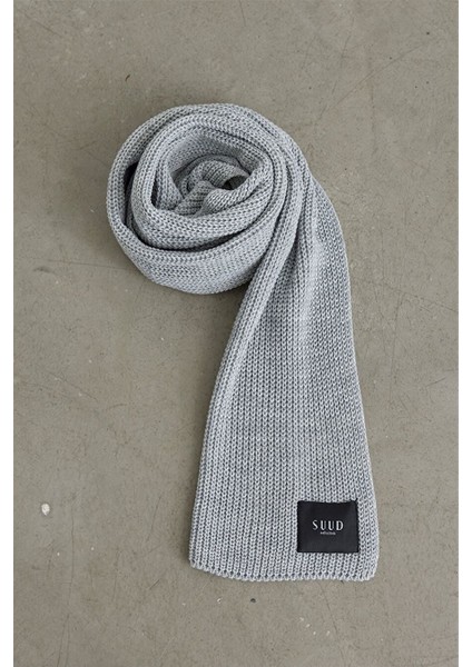 Gri Düz Örgülü Triko Atkı fiyatları