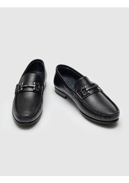 Lacivert Erkek Deri Loafer 102574_BYNR1 fırsatları