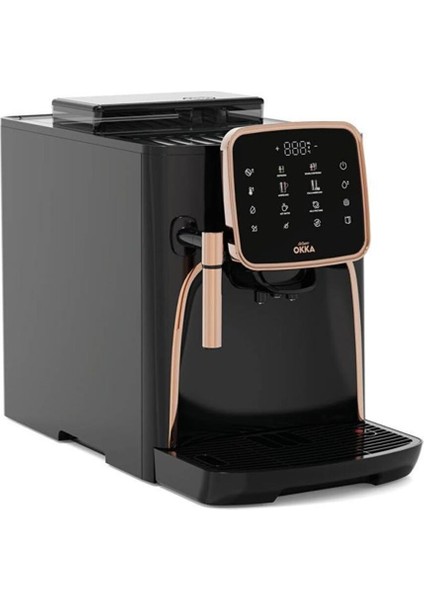 Okka Pro OK0030 Tam Otomatik Espresso Makinesi Bakır indirimleri