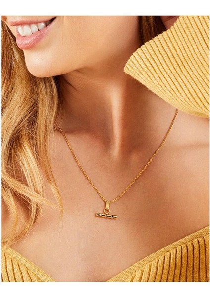 Z Tbar Necklace Gold