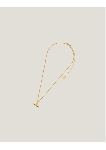 Z Tbar Necklace Gold fırsatları