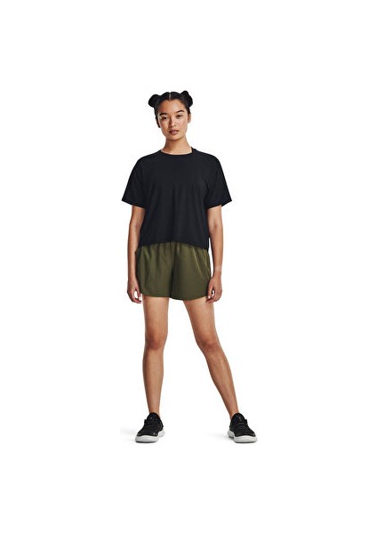 1379178-001 Motion Ss Siyah Kadın Bisiklet Yaka Oversize T-Shirt modelleri