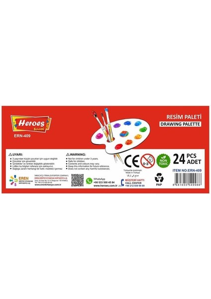 Heroes ERN-409 Resim Paleti