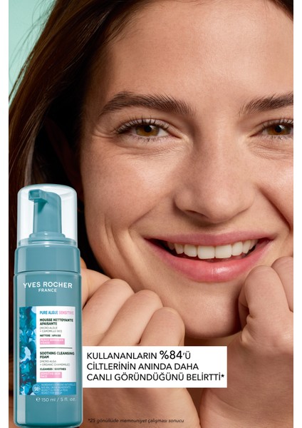 Yüz Yıkama Köpüğü-Hassas Cilt-Pure Algue Sensitive Yatıştırıcı Botanik Kompleks 150ML fırsatları