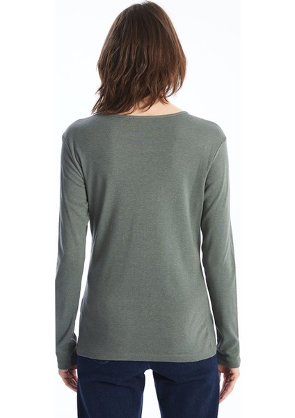 Yeni Sezon Bisiklet Yaka Düz Uzun Kollu Kadın Body indirimleri