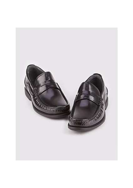 Siyah Erkek Deri Loafer 21214 fırsatları