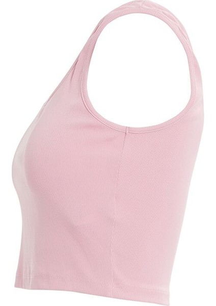 Basıc Askılı Pembe Crop Top fiyatları