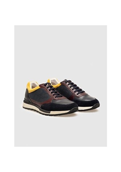 Hakiki Deri Bordo Bağcıklı Erkek Spor Ayakkabı fiyatları