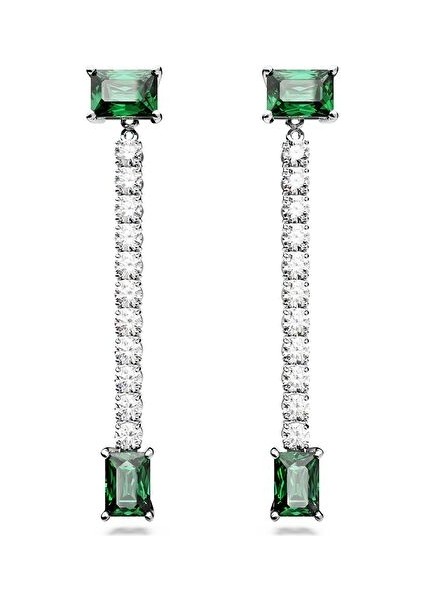 5665786 Swarovski Küpe Matrix:pe With Gems Dangling Gre/rhs