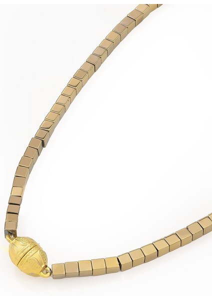 Lidya Altın Rengi Doğal Taş Kadın Kolye fiyatları