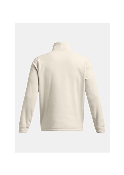 Beyaz Erkek Fermuarlı Normal Düz Sweatshirt 1387570-110 Ua Expanse Fleece Hz indirimleri
