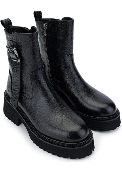 Kadın Hakiki Deri Siyah Floter Casual Bot fiyatları