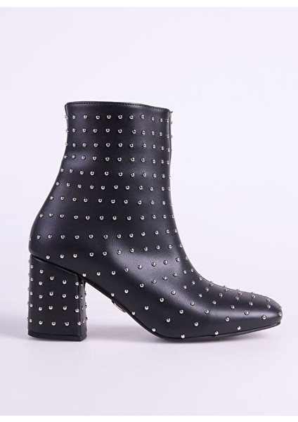 Siyah Kadın Topuklu Bot Dıvna