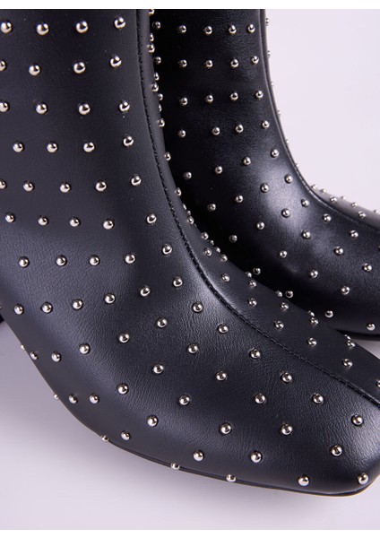 Siyah Kadın Topuklu Bot Dıvna modelleri