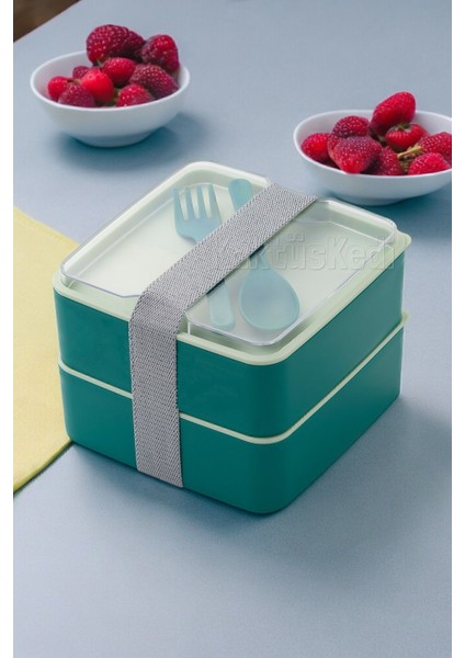 4 Bölmeli Yemek Saklama Kabı Seti | Sporcu Diyet Öğrenci Fitness Okul Işyeri Sefer Tası 7175671