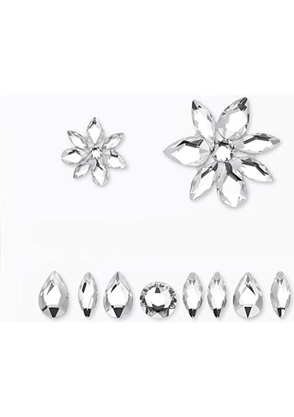 5651981 Swarovski Vücut Aksesuarı Body Jewel Set White