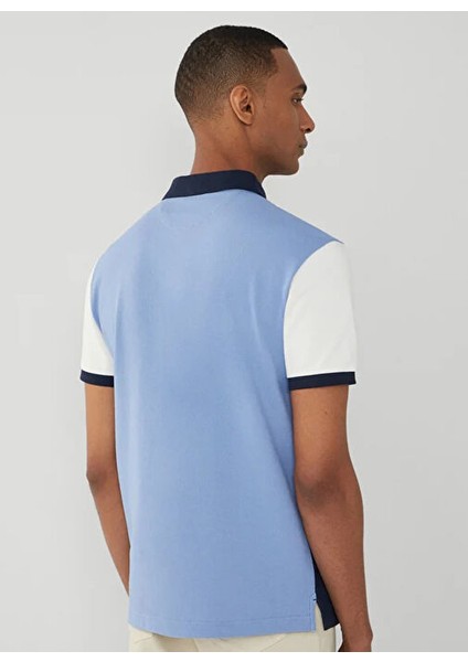 Lacivert Erkek Slim Fit Polo T-Shirt HM563263 modelleri