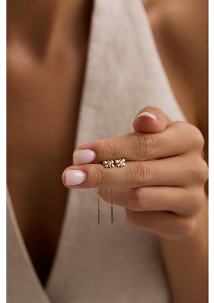 Taşlı Kelebek Sallantılı Küpe fiyatları