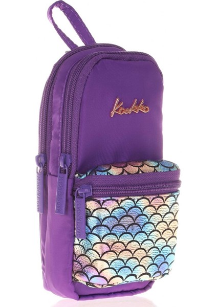 Bright Scale Mor Junior Bag Çanta Şekilli Kalem Çantası