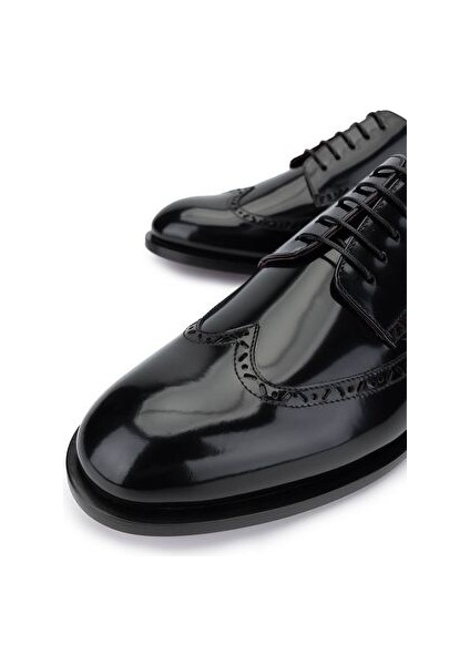 Valentıno Erkek Hakiki Deri Siyah Klasik Ayakkabı modelleri