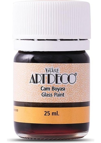 Artdeco Cam Boyası 25ML Siyah