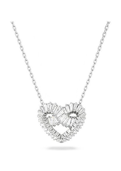 5647924 Swarovski Kolye Matrix:pend Hrt Woven Whi/rhs