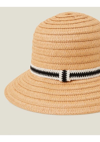 Mono Trim Hasır Şapka modelleri