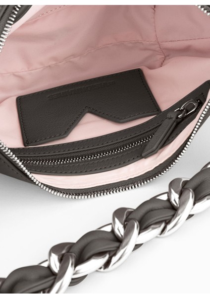 Siyah Kadın Deri El Çantası IVYCHAINGRAINY1001 fırsatları