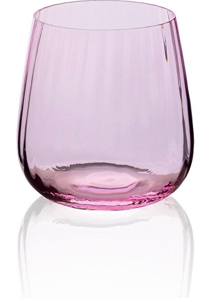 Cam Su Bardağı Pembe 450 ml BRD0128
