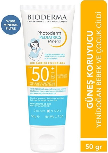 Photoderm Pediatrics Mineral SPF50+ 50 gr fiyatları