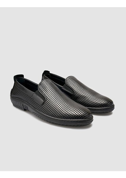 %100 Hakiki Deri Siyah Erkek Loafer fiyatları