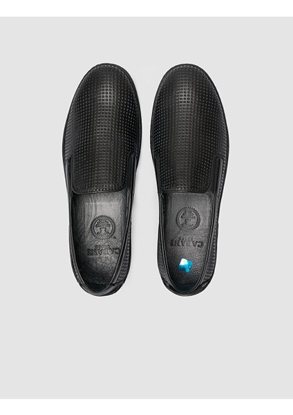 %100 Hakiki Deri Siyah Erkek Loafer fırsatları