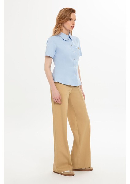 Kısa Kollu Mavi Gömlek fiyatları