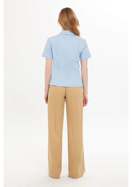 Kısa Kollu Mavi Gömlek fırsatları